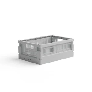 CAISSE DE RANGEMENT PLIANTE - S - GRIS MISTY