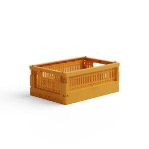 CAISSE DE RANGEMENT PLIANTE - L - MOUTARDE