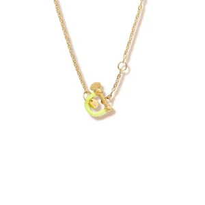 COLLIER MANILLE JAUNE