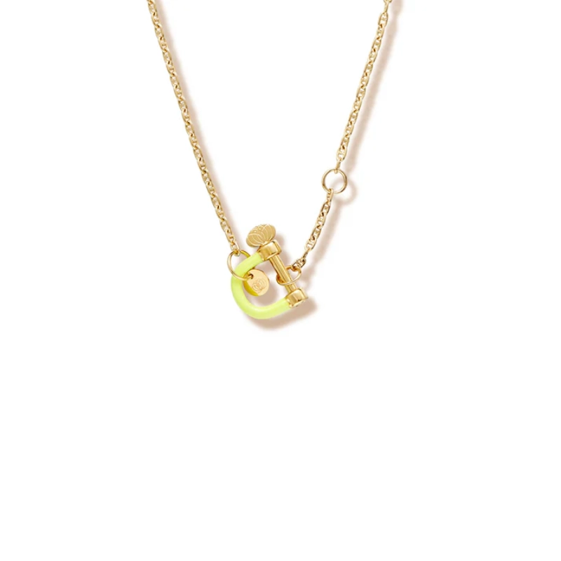 COLLIER MANILLE JAUNE