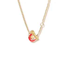 COLLIER MANILLE ROUGE