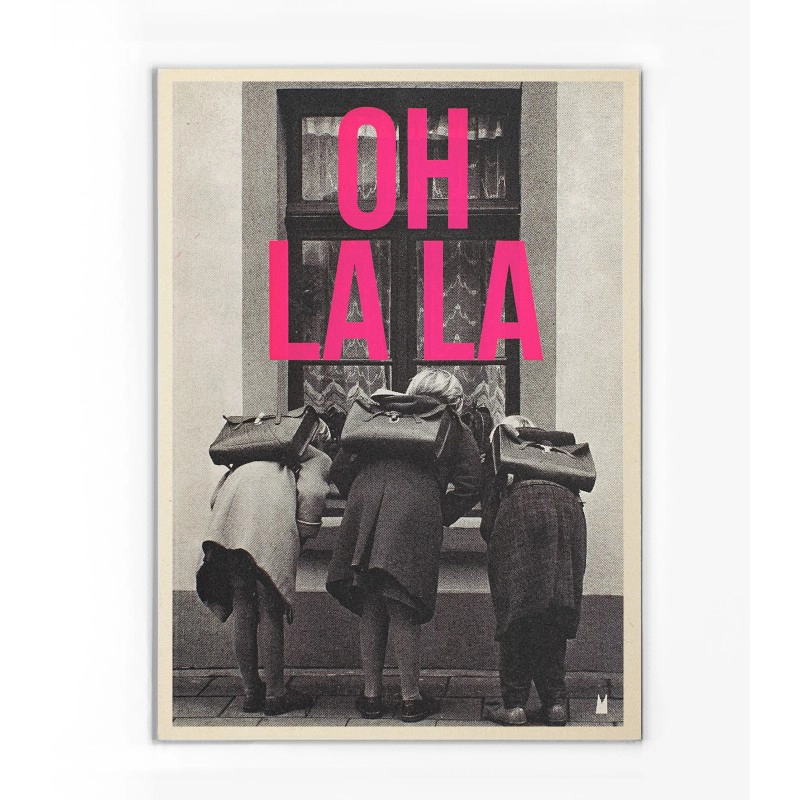 CARTE-AFFICHE - L - OH LA LA