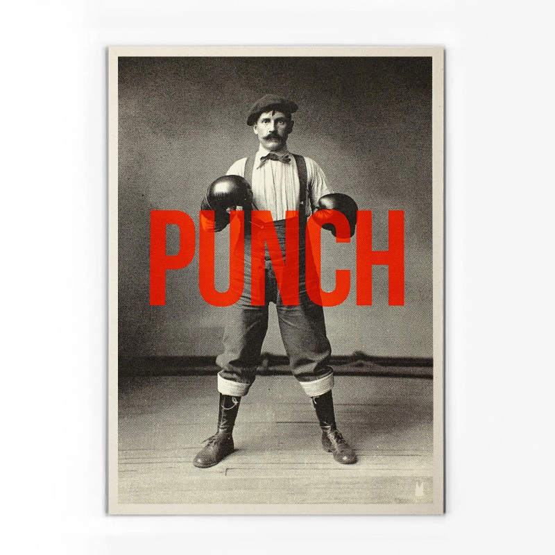 CARTE-AFFICHE - XL - PUNCH