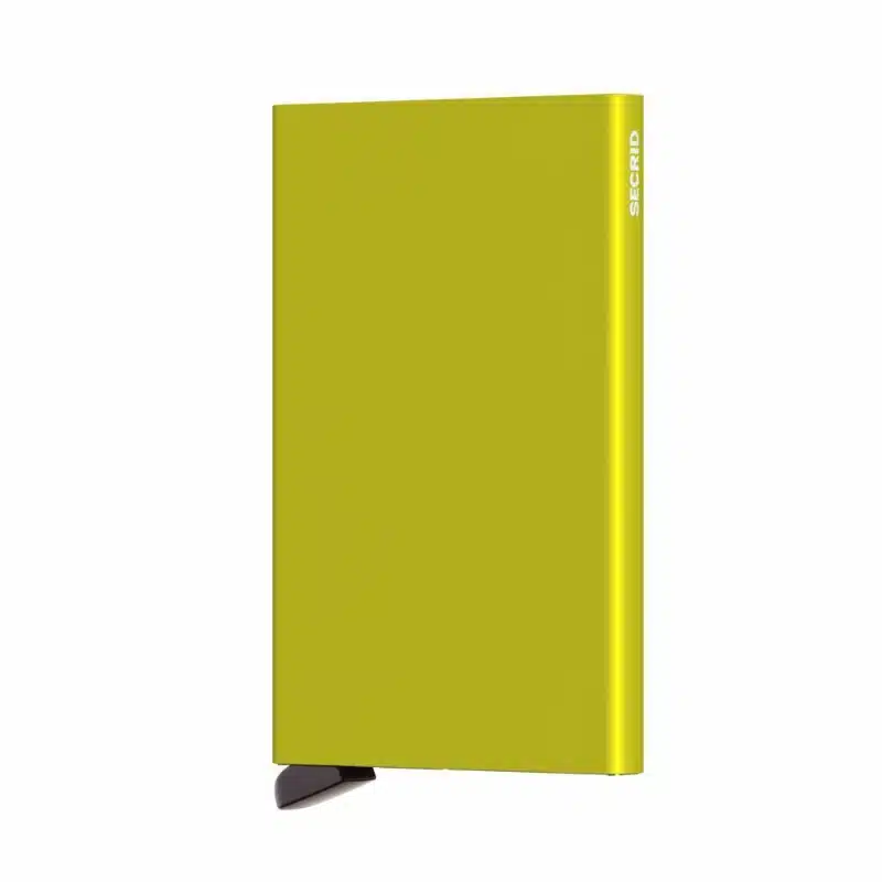 PORTE-CARTES ALUMINIUM - LIME