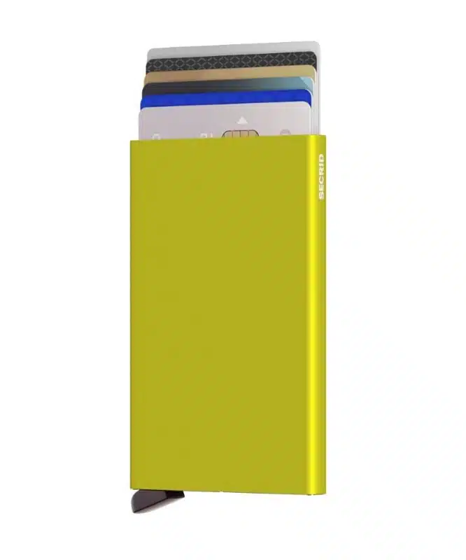 PORTE-CARTES ALUMINIUM - LIME – Image 4