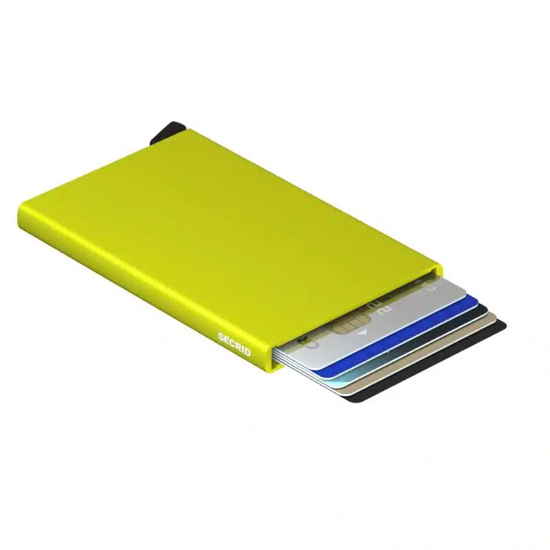 PORTE-CARTES ALUMINIUM - LIME – Image 2