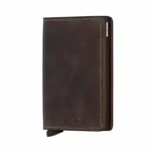 PORTE-CARTES CUIR DE VACHETTE - CHOCOLAT - SLIMWALLET