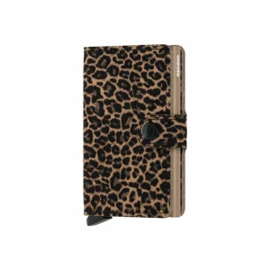 PORTE-CARTES CUIR DE VACHETTE - LEO BEIGE - MINIWALLET