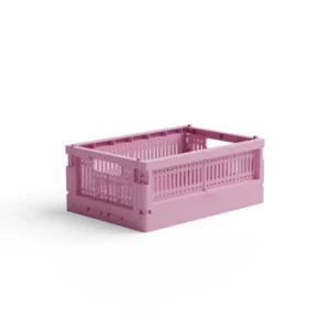 CAISSE DE RANGEMENT PLIANTE - S - soft fuschia