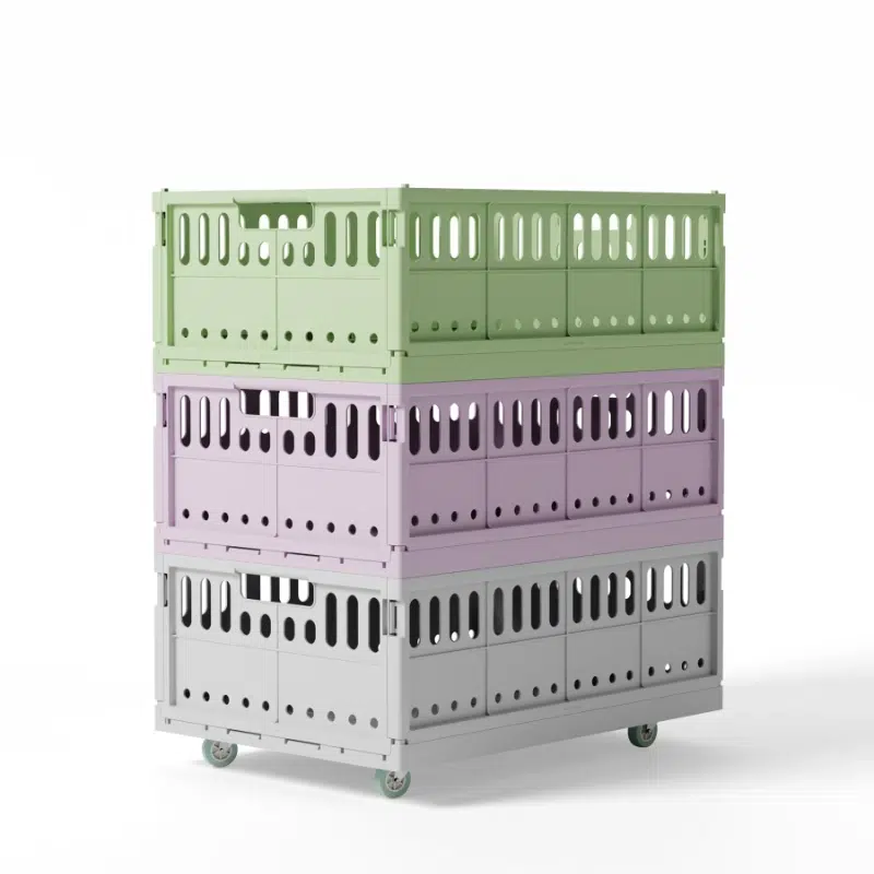 Roulettes caisse de rangement pliantes – Image 3