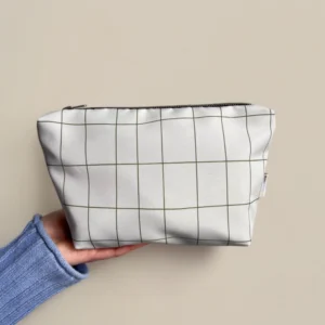 grande trousse de toilette carreaux verts delangetafel maison volumes lille