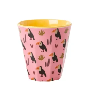 PETIT GOBELET ENFANT "S" - TOUCANS JUNGLE PRINT