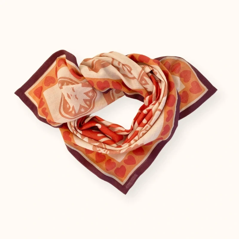 small foulard mamavida mummy fire apaches collection maison volumes lille
