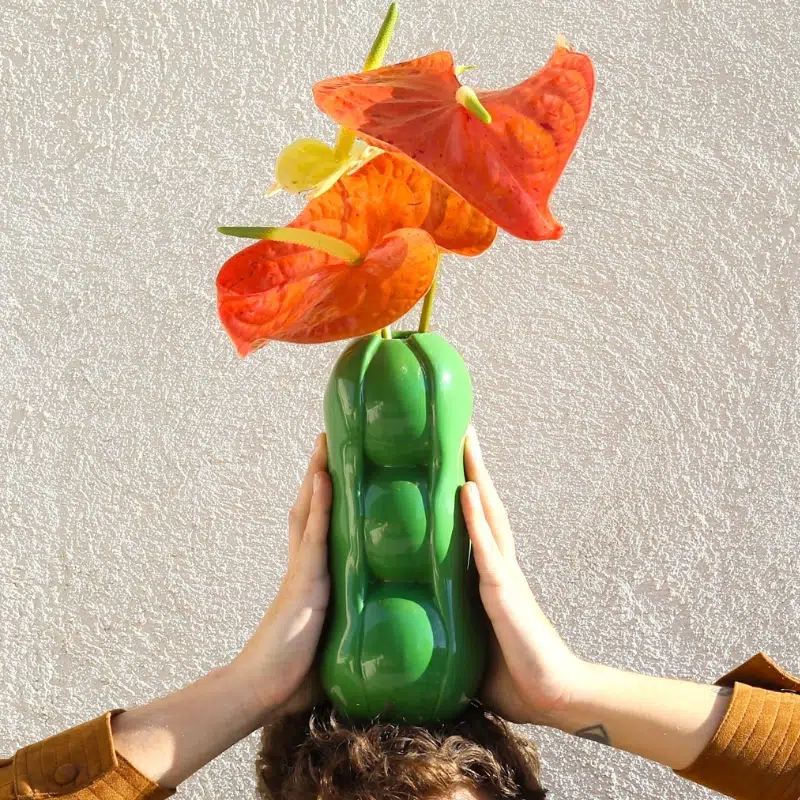 vase petis pois