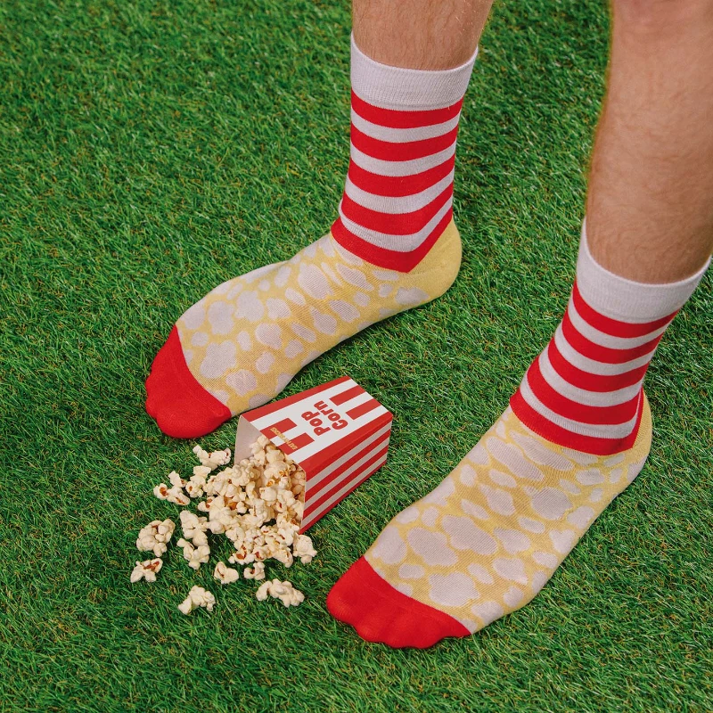 chaussettes popcorn amb2 72 eat my socks maison volumes lille