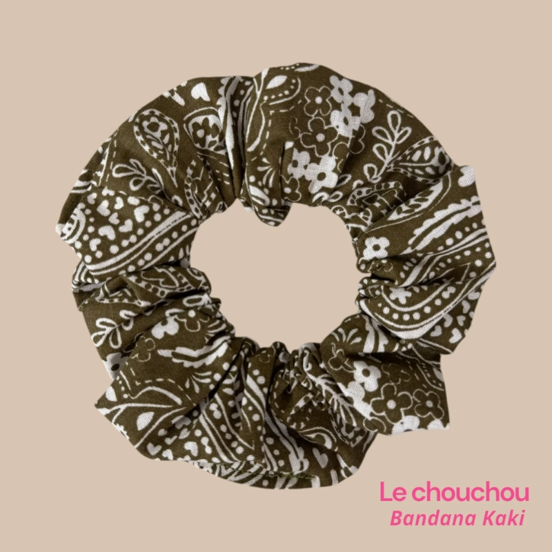 chouchou bandana kaki maison poumpoum maison volumes lille