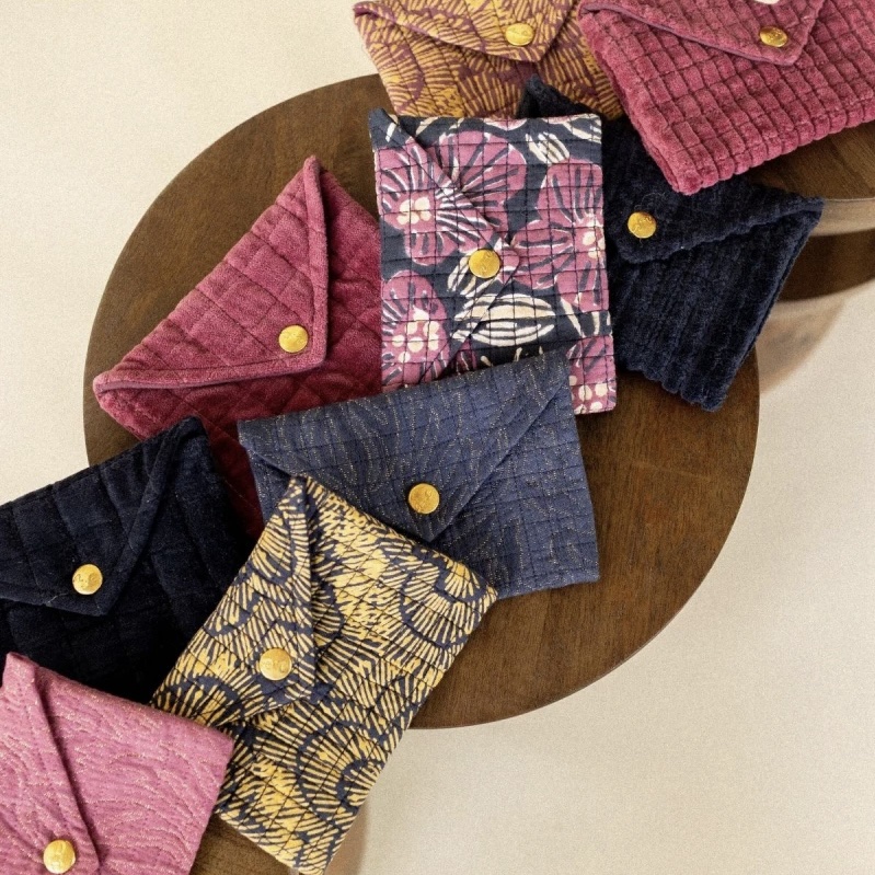 enveloppe ravi velours navy