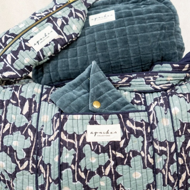 enveloppe ravi velours lisse grey