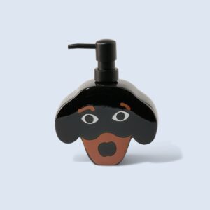 distributeur de savon chien teckel