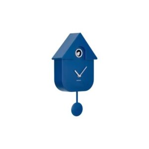 horloge coucou modern cuckoo cobalt bleu