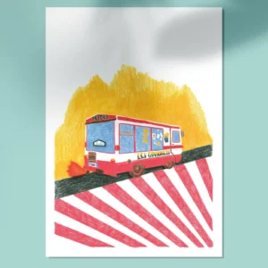 affiche camion frites a5 lucile leforestier 1 maison volumes saint andré lez lille