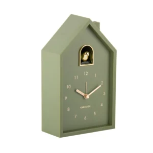 alarm clock modern cuckoo oro vert