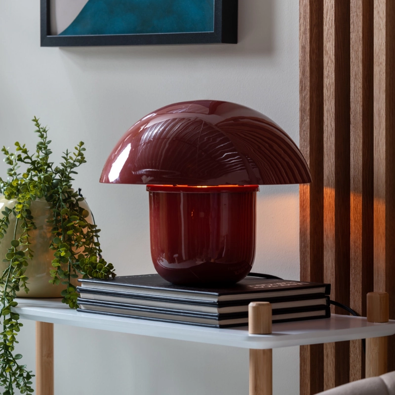 lamp mushroom red 1