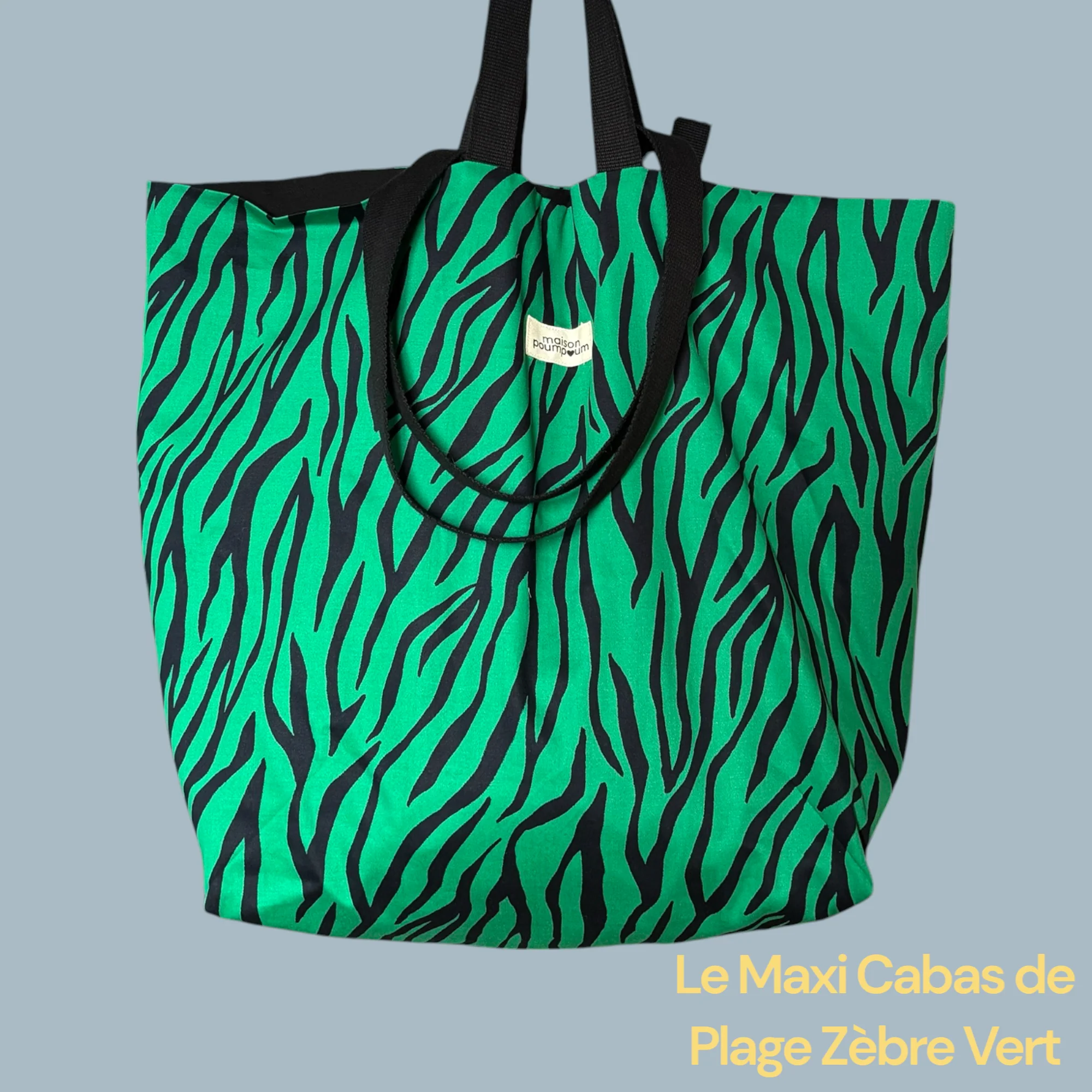 maxi cabas de plage z bre vertmaison poumpoum maison volumes saint andré lez lille