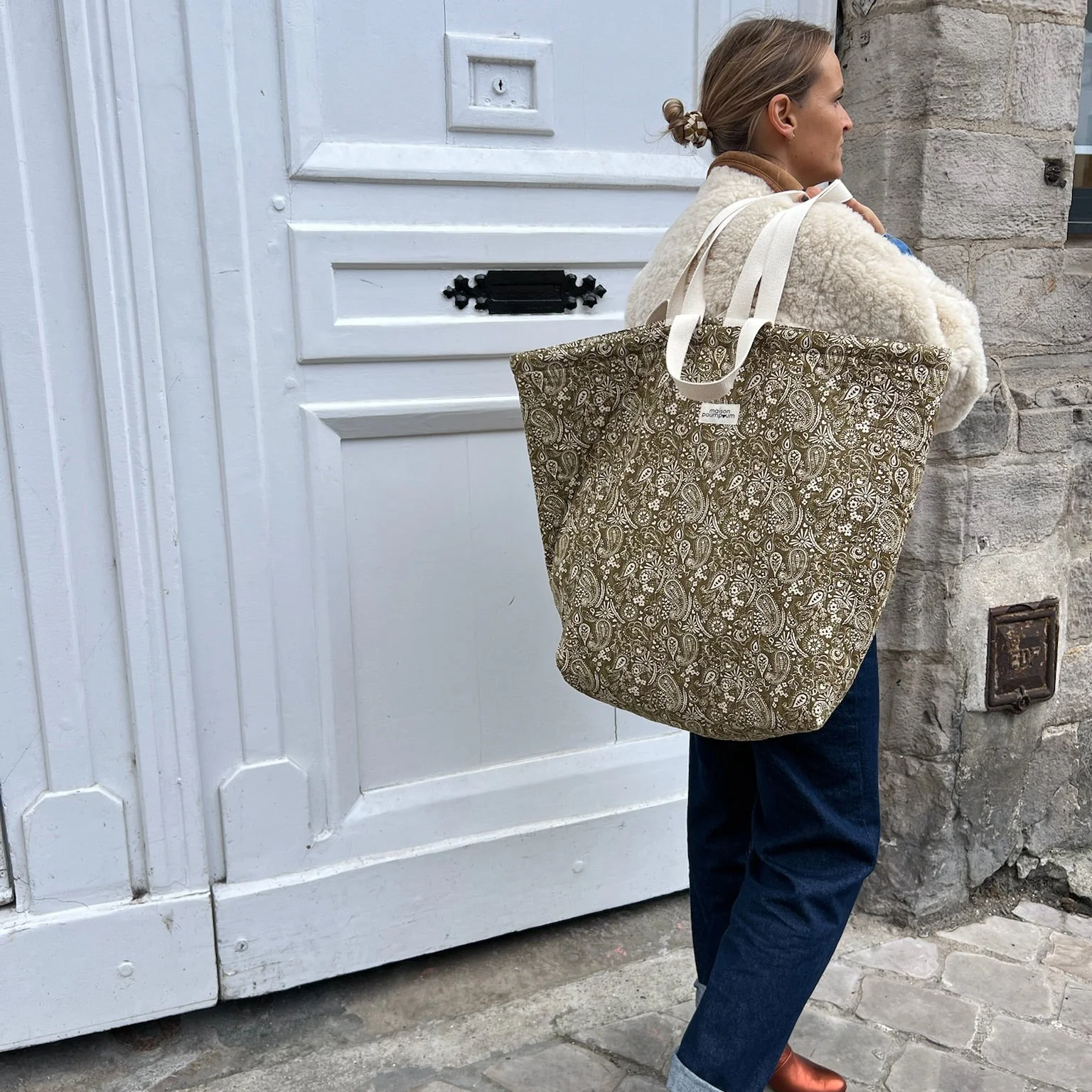 maxi totebag bandana port paulemaison poumpoum maison volumes saint andré lez lille