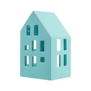 photophore maison remember bleu