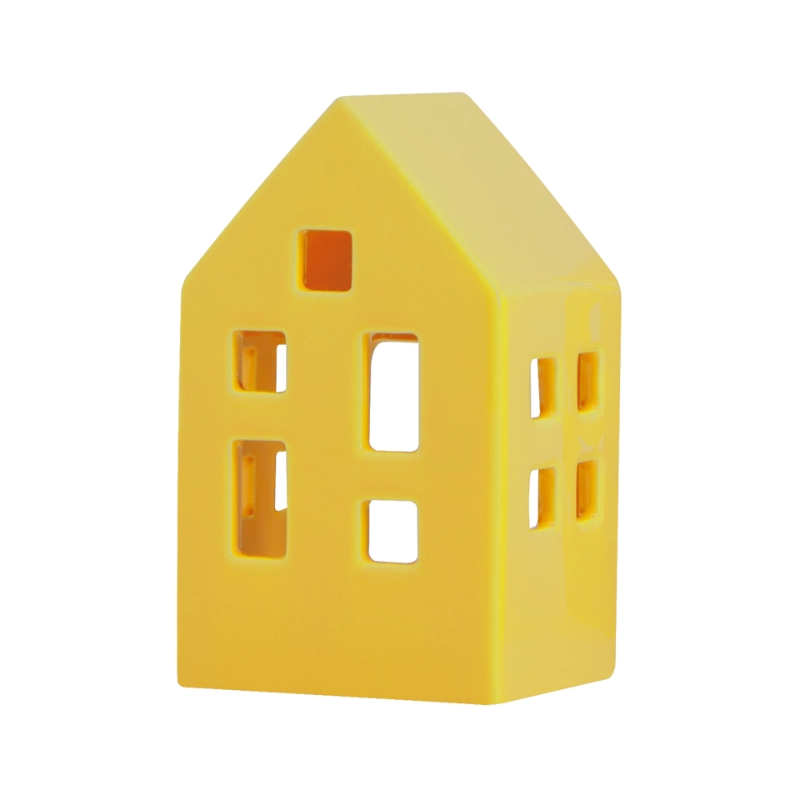 photophore maison remember jaune