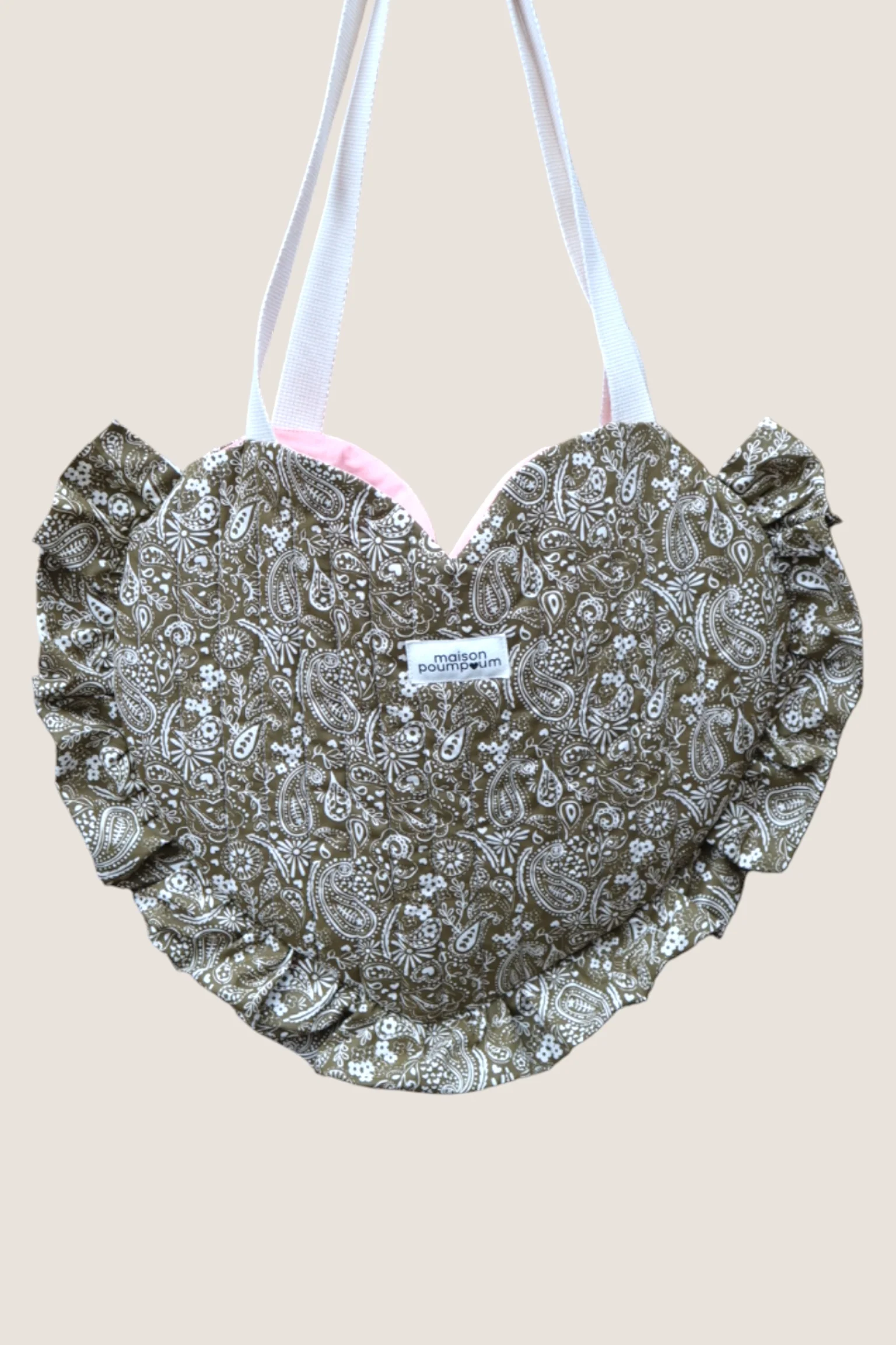 sac coeur bandana kaki 1maison poumpoum maison volumes saint andré lez lille