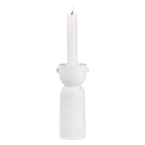 porcelain tales candel carrier luna d:7cm h:15cm