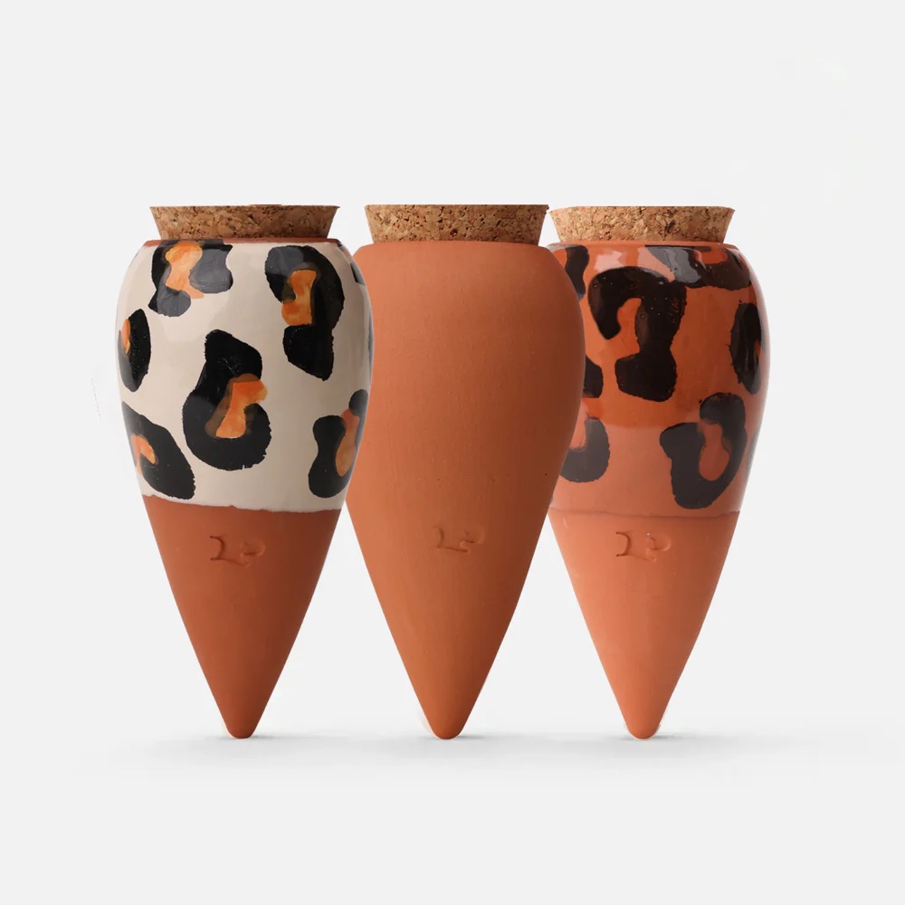 trio diffuseurs d’eau ollas hydratantes leopard