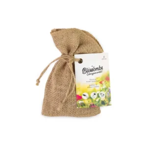 sac cadeau en jute 8 bombes À fleurs