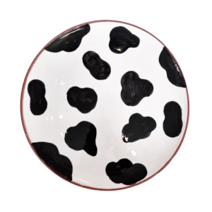 assiette 27cm 1 motifs peau de vache cdo