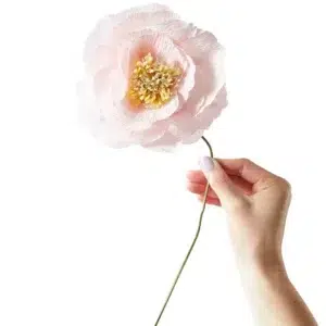 fleur papier coquelicot glace rose studio about maison volumes lille 3