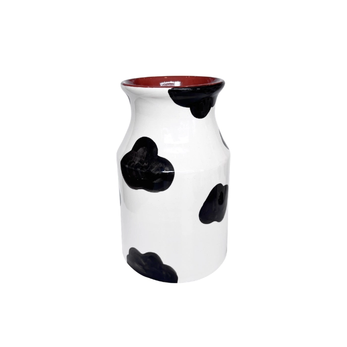 vase 20cm 1 motifs peau de vache cdo