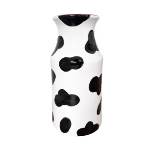 vase 28cm 1 motifs peau de vache cdo