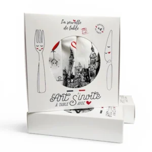 coffret 4 serviettes la serviette de table