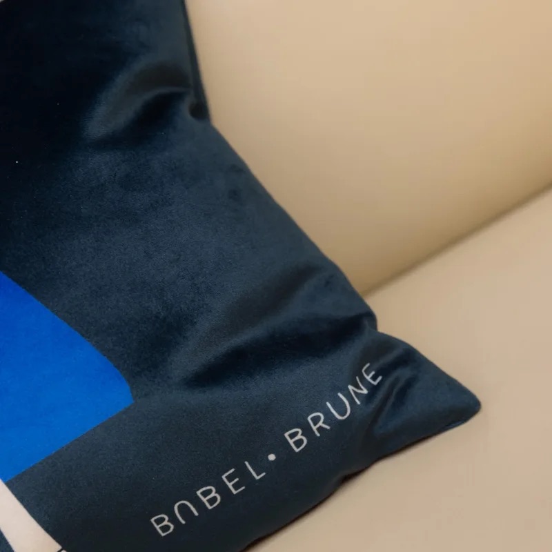 coussin babel brune s babylone blue 2