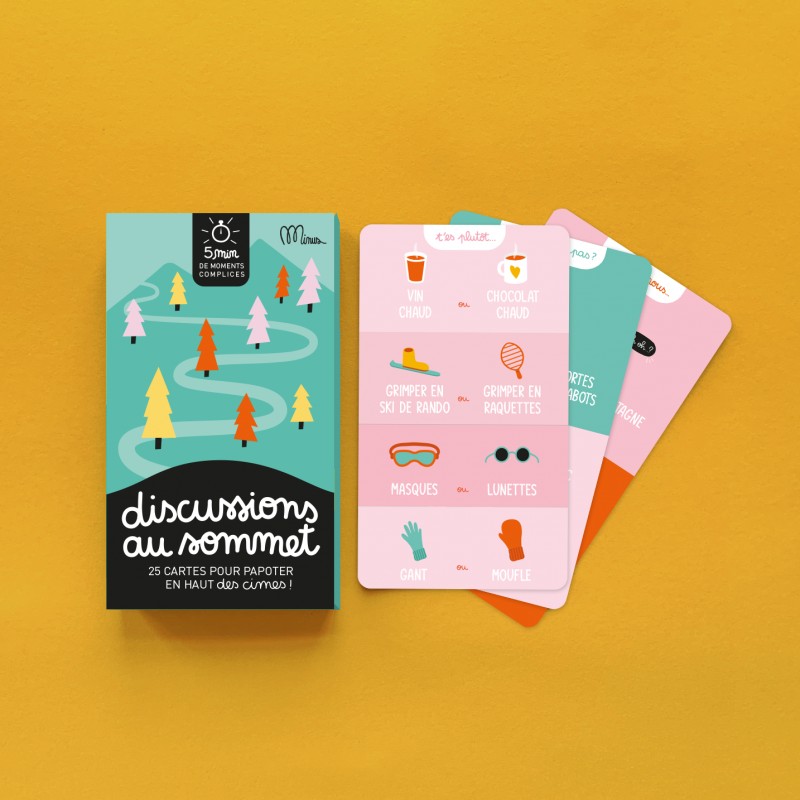jeu de cartes "discussion au sommet"