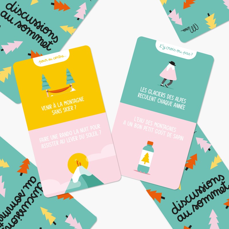jeu de cartes "discussion au sommet"