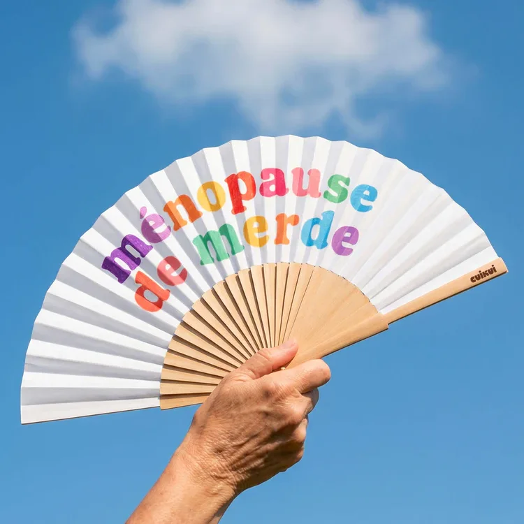 menopausedemerde cuikui fan eventail humour2