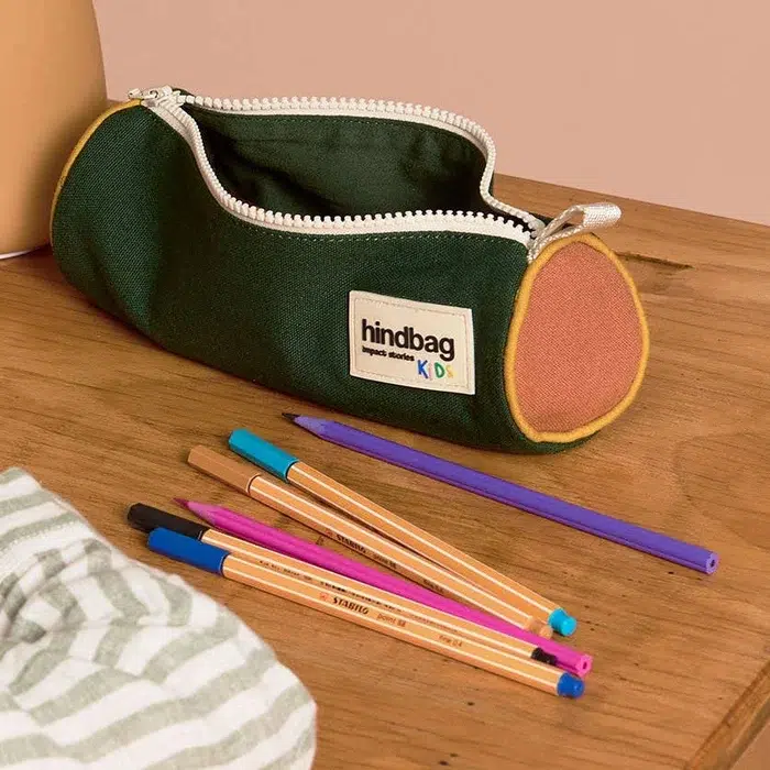 hindbag trousse mia tricolore bleu electrique maison volumes lille