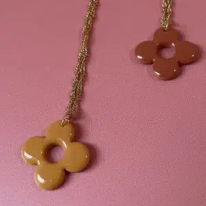 collier arsene moutarde terracotta